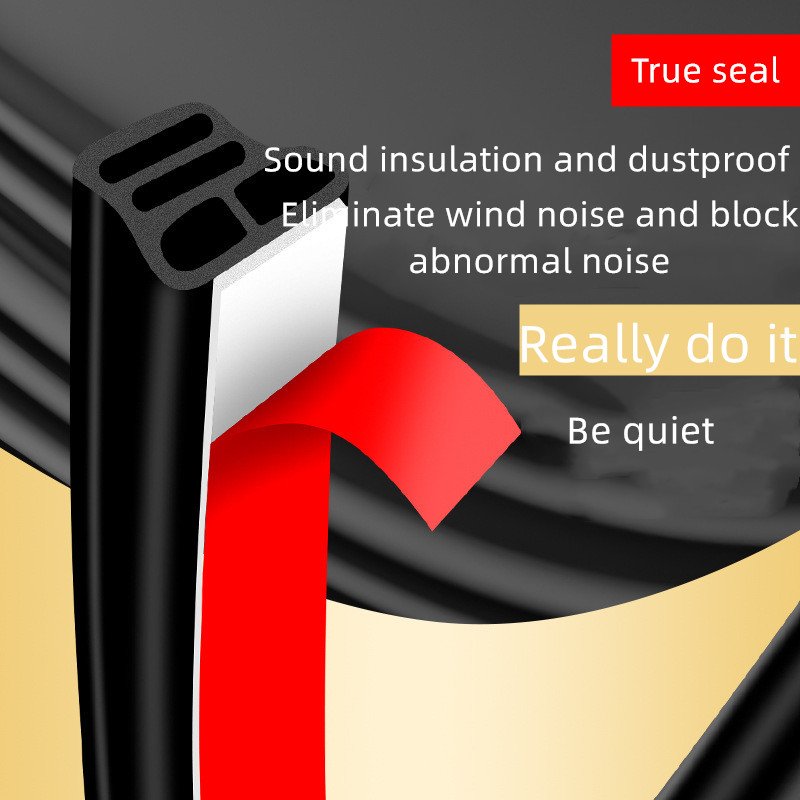 Universal Rubber Self Adhesive Car Automotive Door Weatherstrip Seal Rubber Strip