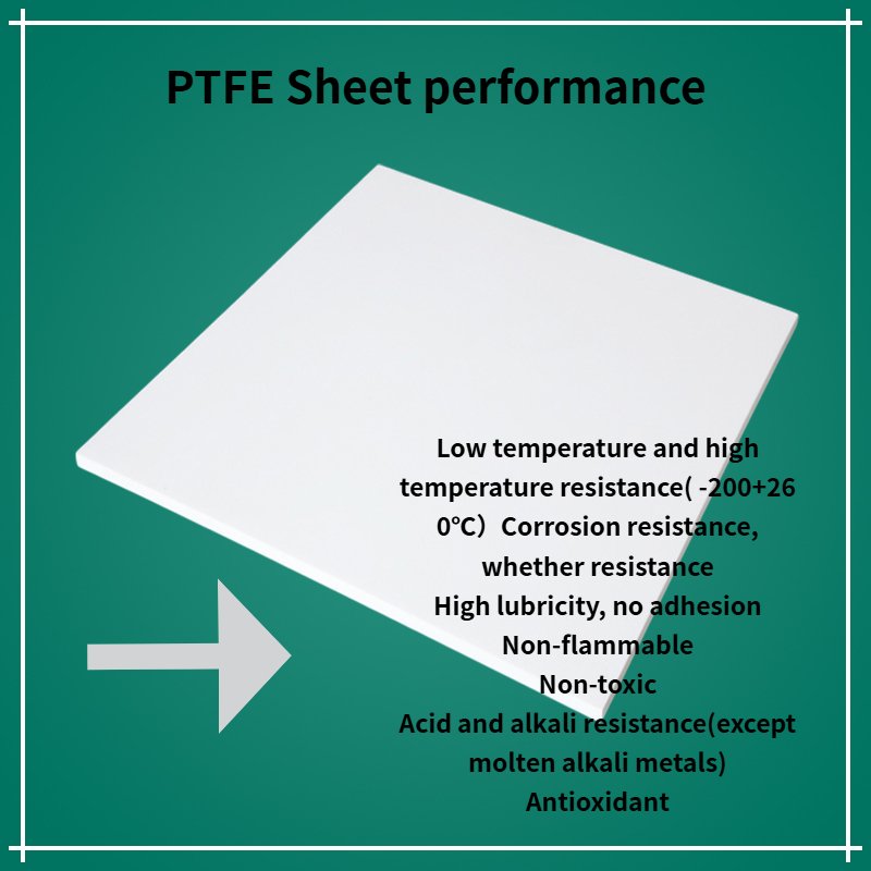 Multi color full size high quality PTFE sheet wholesale molded extruded plastic sheet fluoroplastic composite plastic sheet