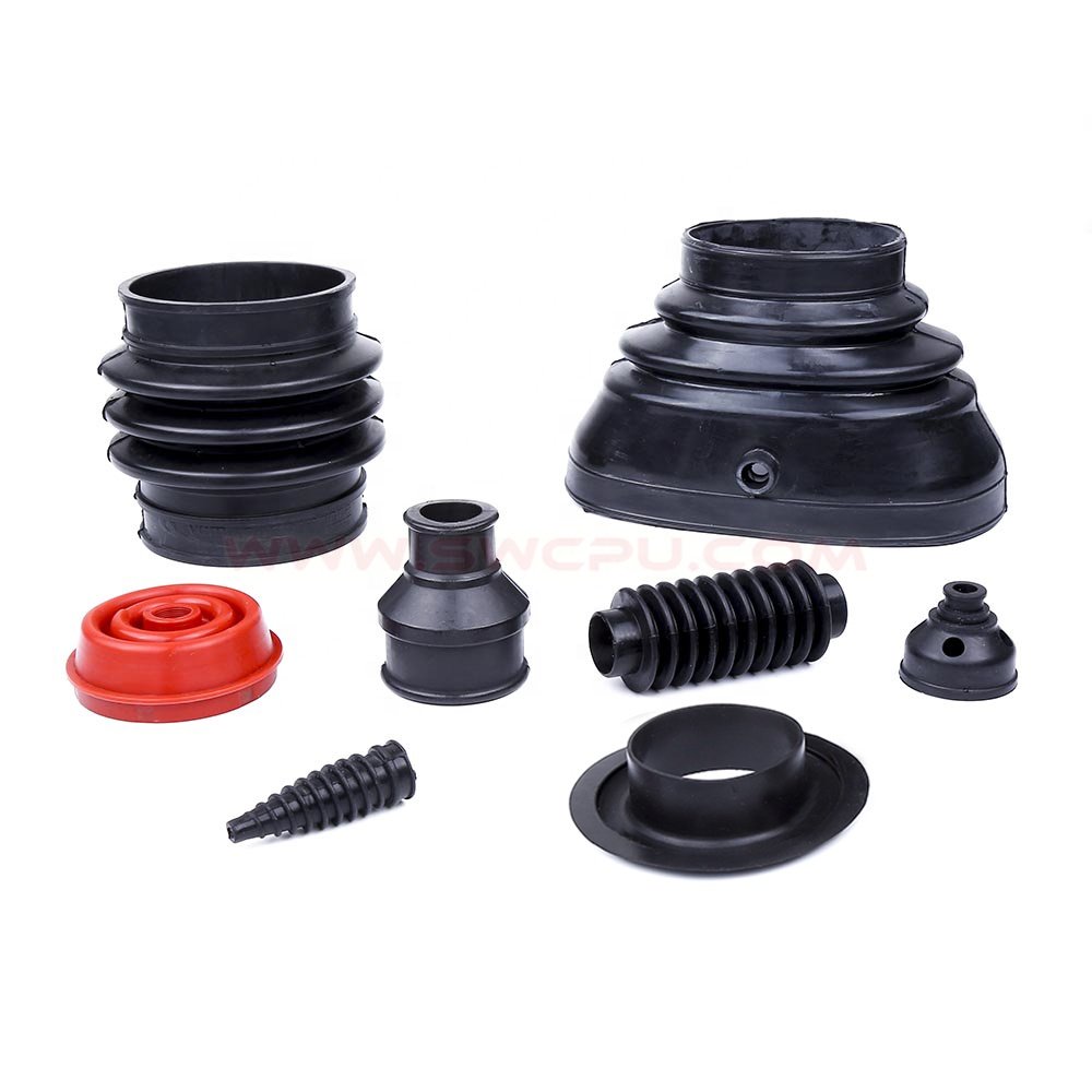 Car Molded Rubber Parts Automotive Dust Proof Flexible Silicone Rubber Bellows Boot