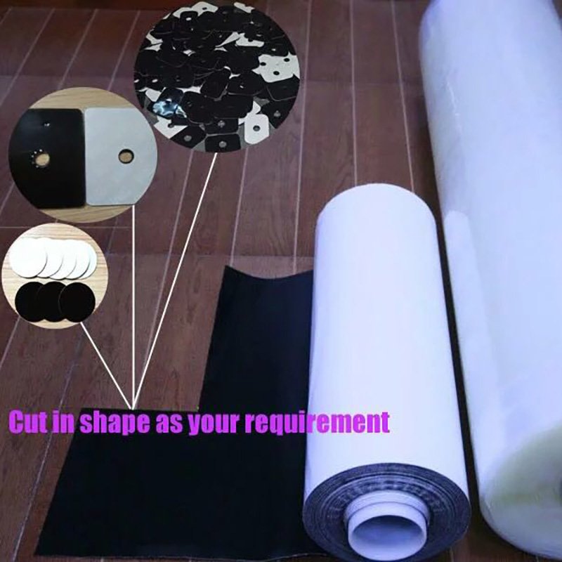 Self adhesive damage free removable wall sticker sheet washable polyurethane PU gel pad sheets
