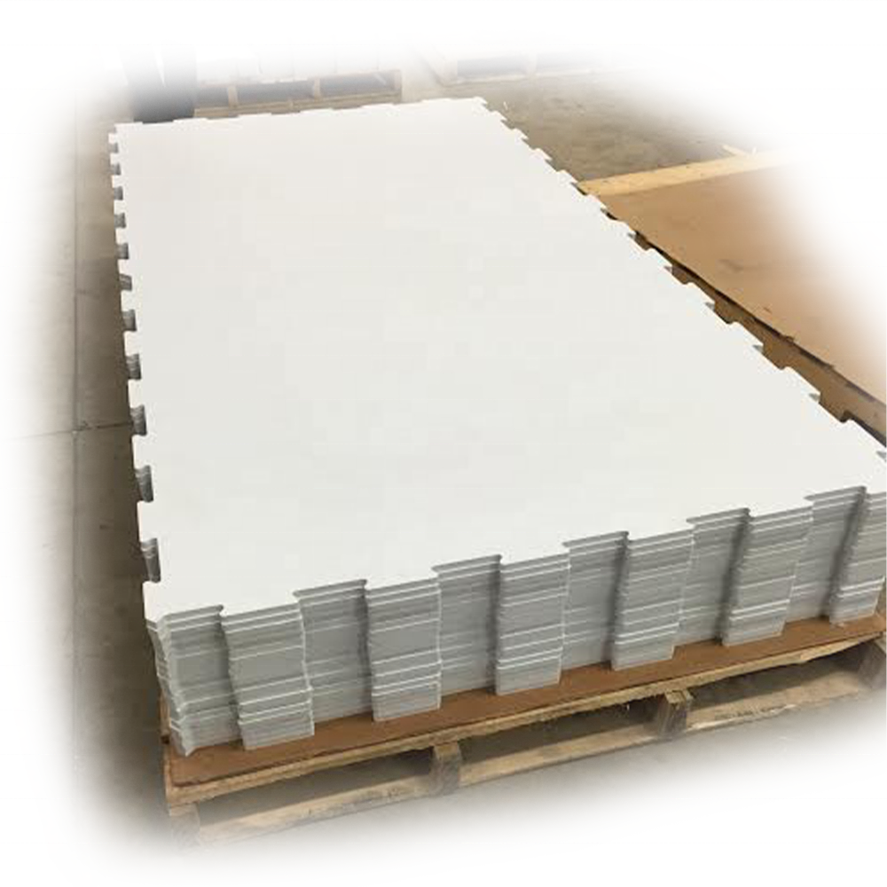 UHMWPE Mobile synthetic ice rink 4x8 skating board synthetic ice dasher board hockey/slideboard/sliding board