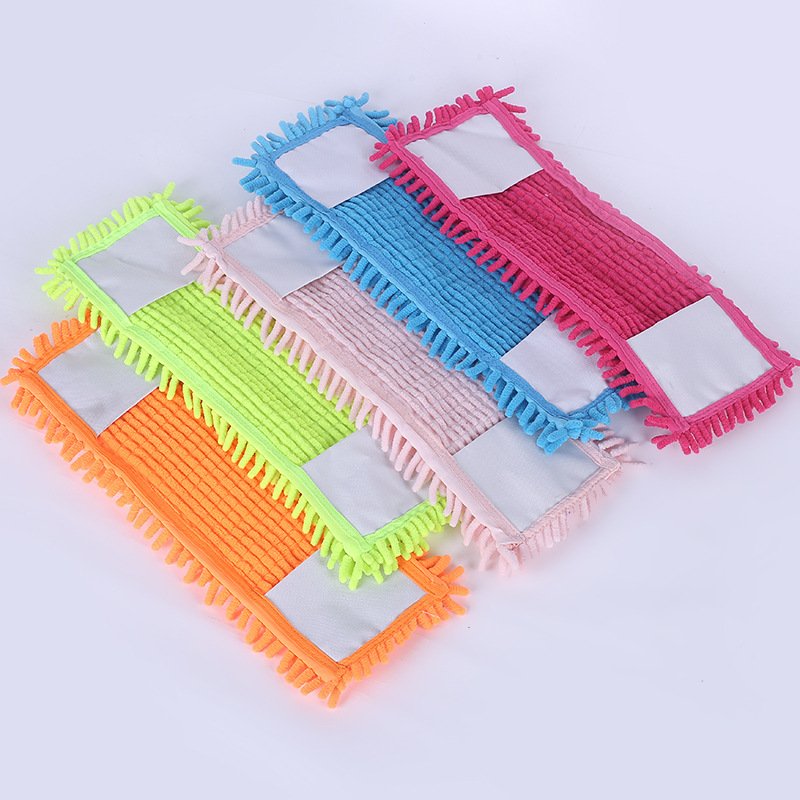 Esun Home Cleaning Product Replacement Microfiber Chenille flat Floor Cleaning mop Pads For Household Cleaning