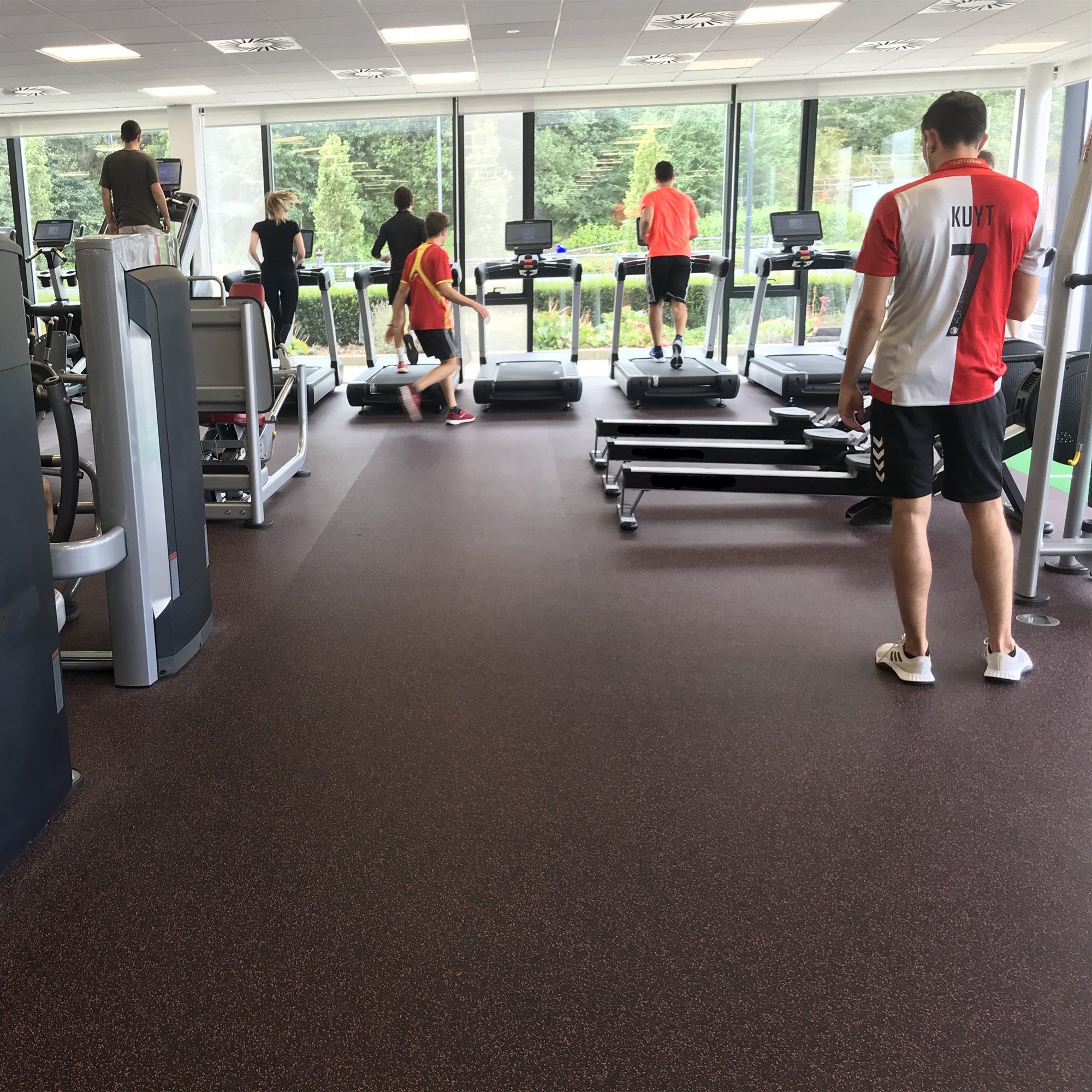 CATY Pure EPDM gym rubber roll manufacturer