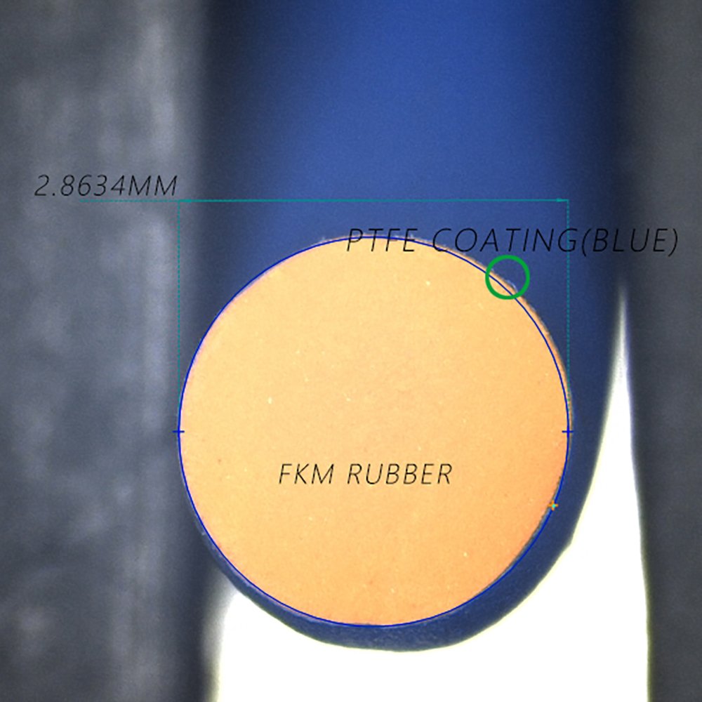 Custom zero defects automotive used O-RING rubber seals grommet with high tackness PTFE coating low temp resistance