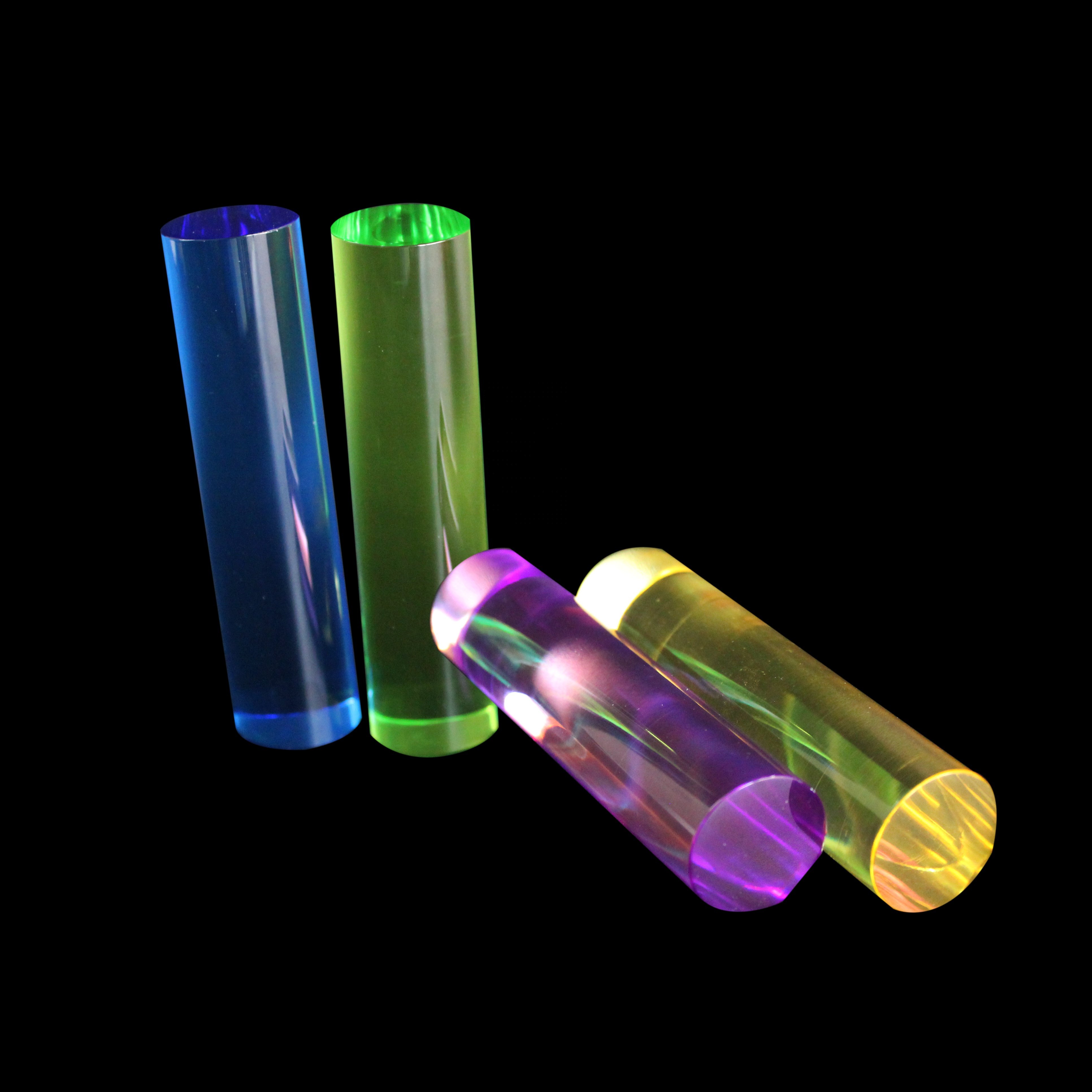 NAXILAI 25mm translucent colored cast acrylic rod for lite brite