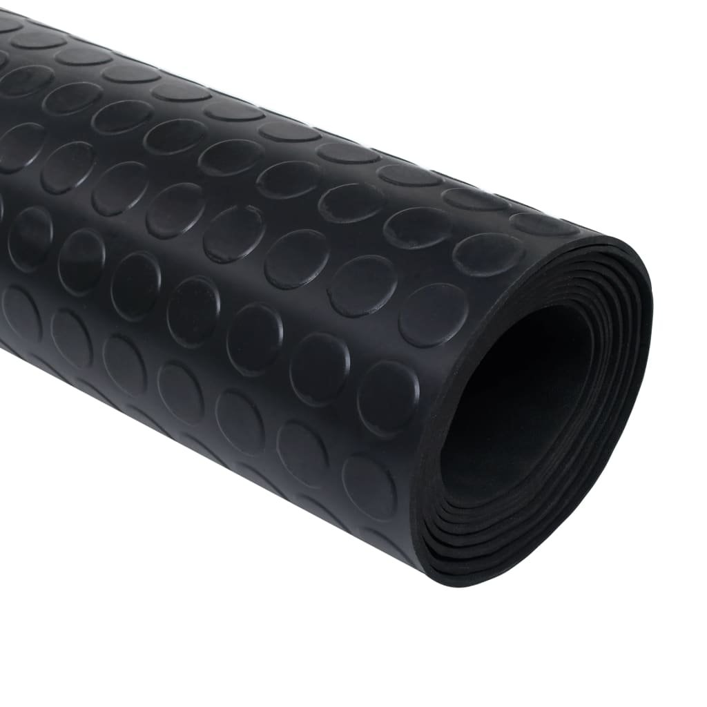 Factory Wholesale Rubber Floor Round Coin Stud Anti Slip Durable Custom Rubber Floor Mats