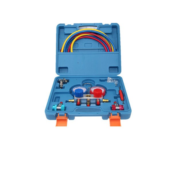 HBS r410a with electric vacuum pumps refrigeration best ac manifold gauge set three-color tube kit tool