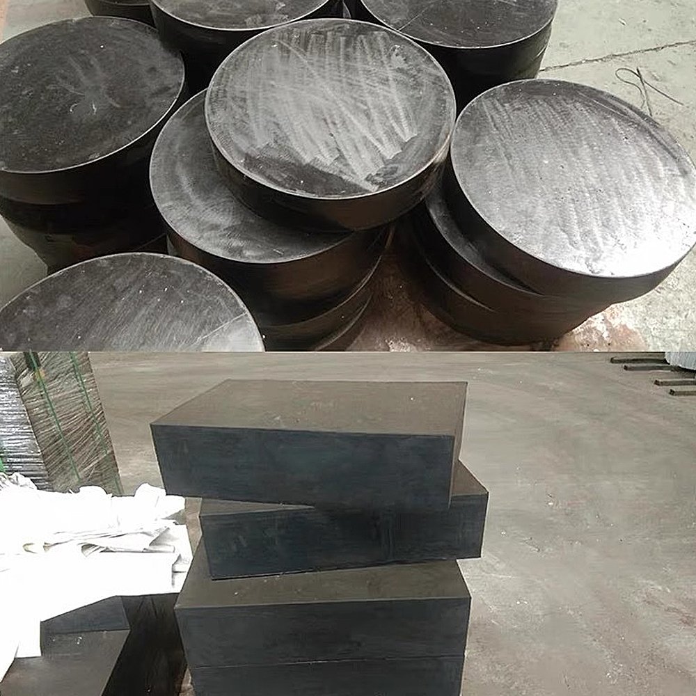 Circular natural rubber plate bracket block high elasticity shock absorber block