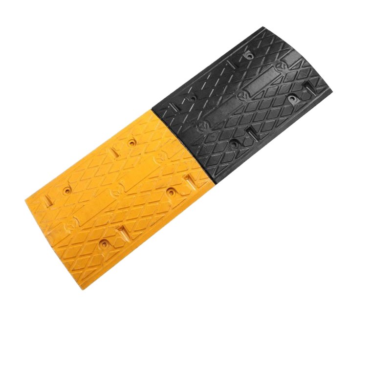 Jiadong Portable Speed Hump Sale Car Block Rubber Wheel Stopper Cable Ramps Plastic Cable Bumpers Customizable Cutting Parking