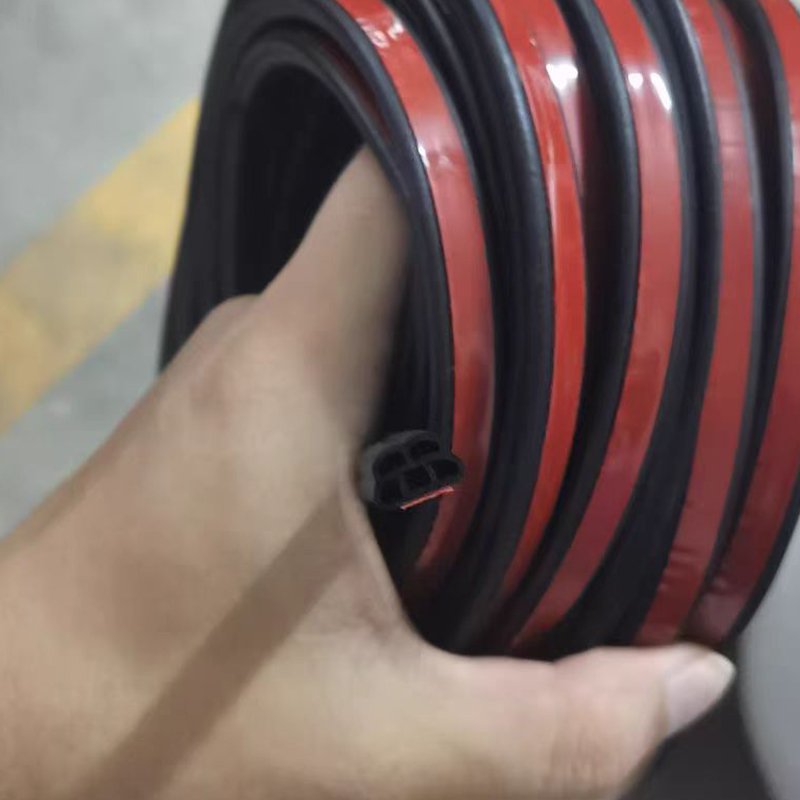 Automotive Weather Stripping Car Door Rubber Seal with Side Bulb for Cars