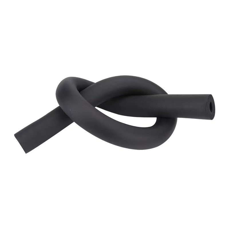 NBR/PVC Rubber Insulation Pipe for HVAC Copper Rubber Tube Custom Aluminum Foil Fireproof Skin Thermal Insulation Foam Pipe
