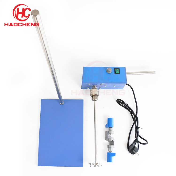 Portable electrical laboratory digital overhead stirrer with stirring rod