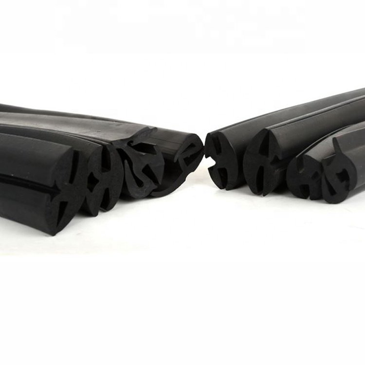 EPDM Rubber Car Rubber Window Seal With Filler Strip Automotive Locking Gasket Rubber Windscreen Weather Stripping Seal