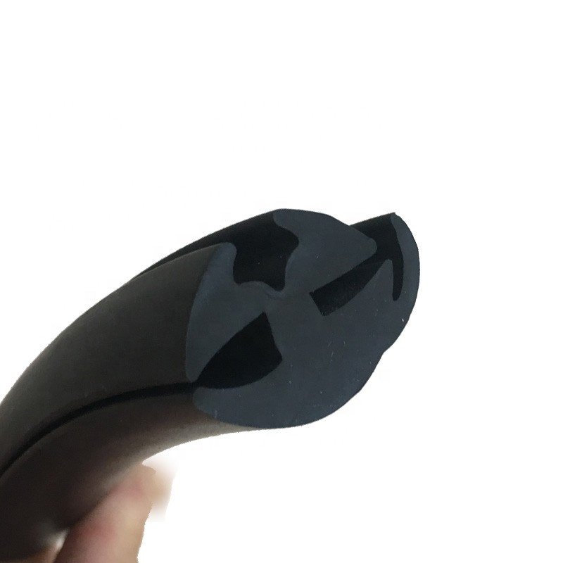 EPDM Rubber Car Rubber Window Seal With Filler Strip Automotive Locking Gasket Rubber Windscreen Weather Stripping Seal