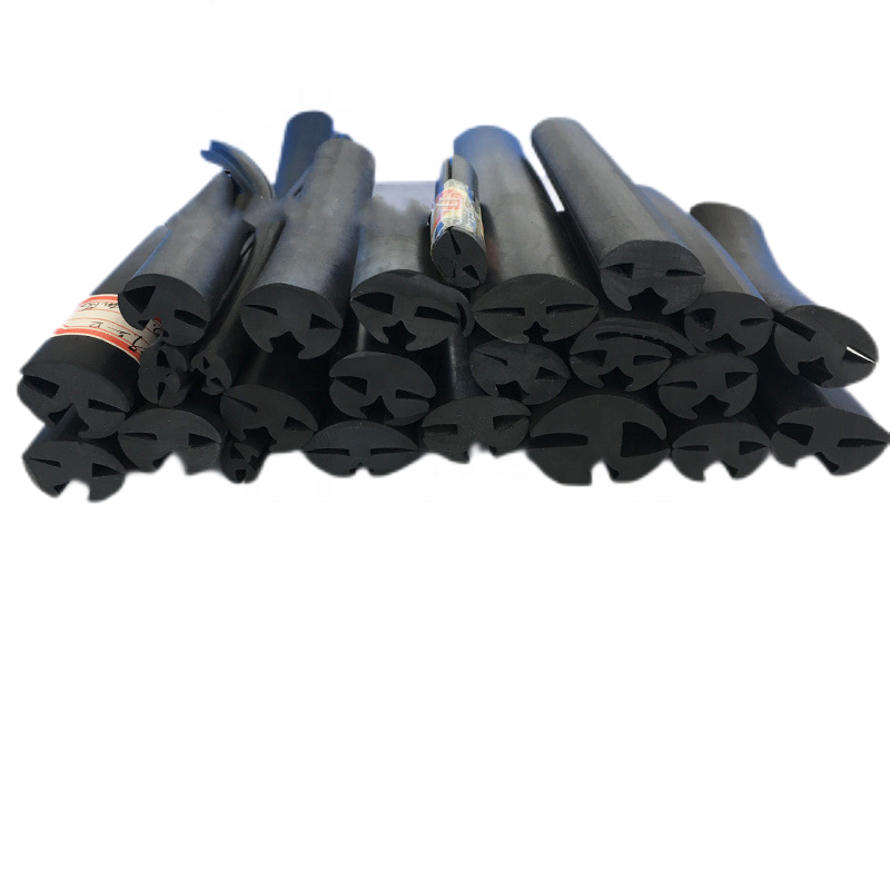 EPDM Rubber Car Rubber Window Seal With Filler Strip Automotive Locking Gasket Rubber Windscreen Weather Stripping Seal