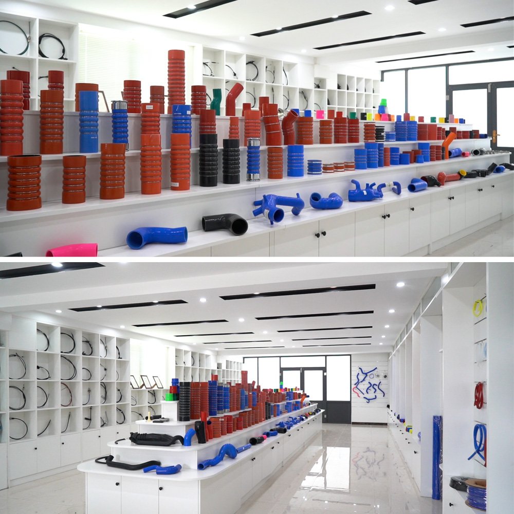 Manufacturers high Pressure Flexible Radiator Water Pipe Stainless Steel Reinfoerced Bellows corrugated Silicone Hose