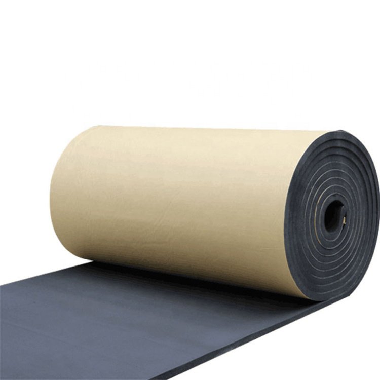 High Density Flexible Closed Cell Thermal Foam Rubber Self Adhesive Rubber Foam Insulation Board / Sheet