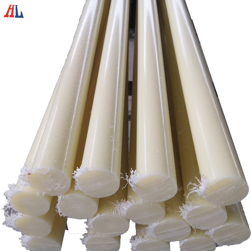 hot sale plastics PA66 MC polyamide pp pe pom tube engineering plastic bar extruded rods casting nylon bars nylon round bar