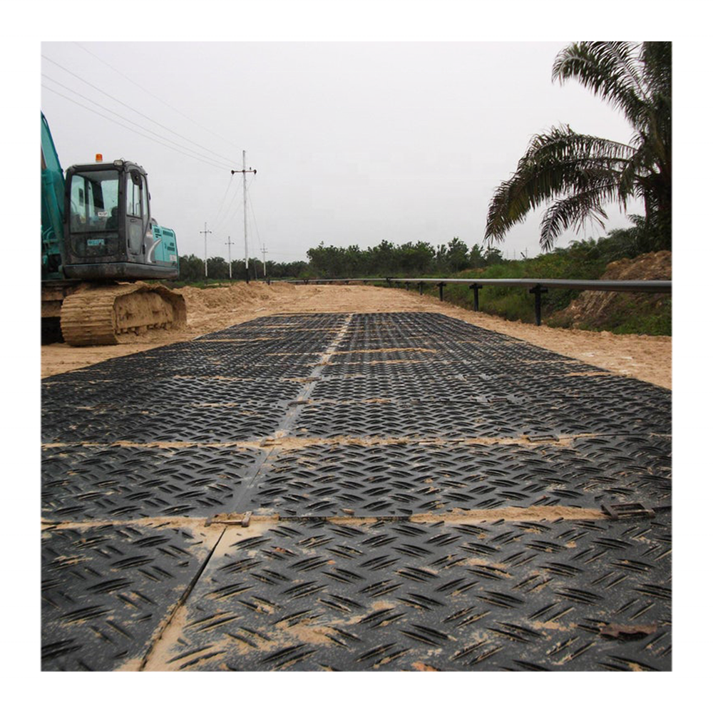 large size heavy duty excavator swamp temporary ground road mats for construction