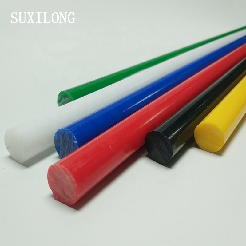 Polyformaldehyde POM Rod In Stock Red / Yellow / Blue / Green POM Rod In Stock Large Diameter POM Rod In Stock