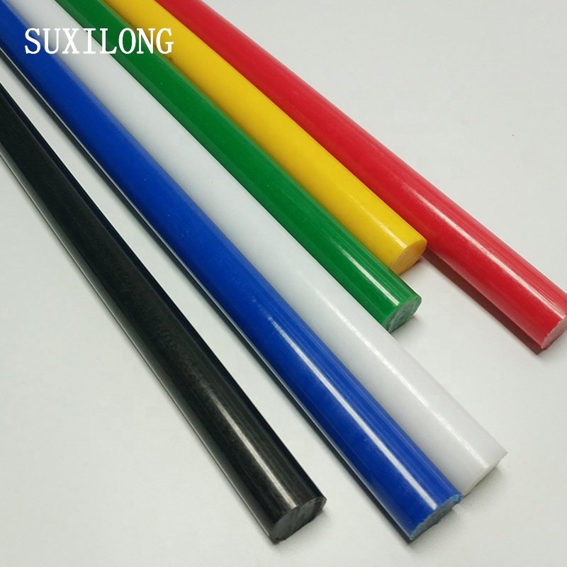 Polyformaldehyde POM Rod In Stock Red / Yellow / Blue / Green POM Rod In Stock Large Diameter POM Rod In Stock
