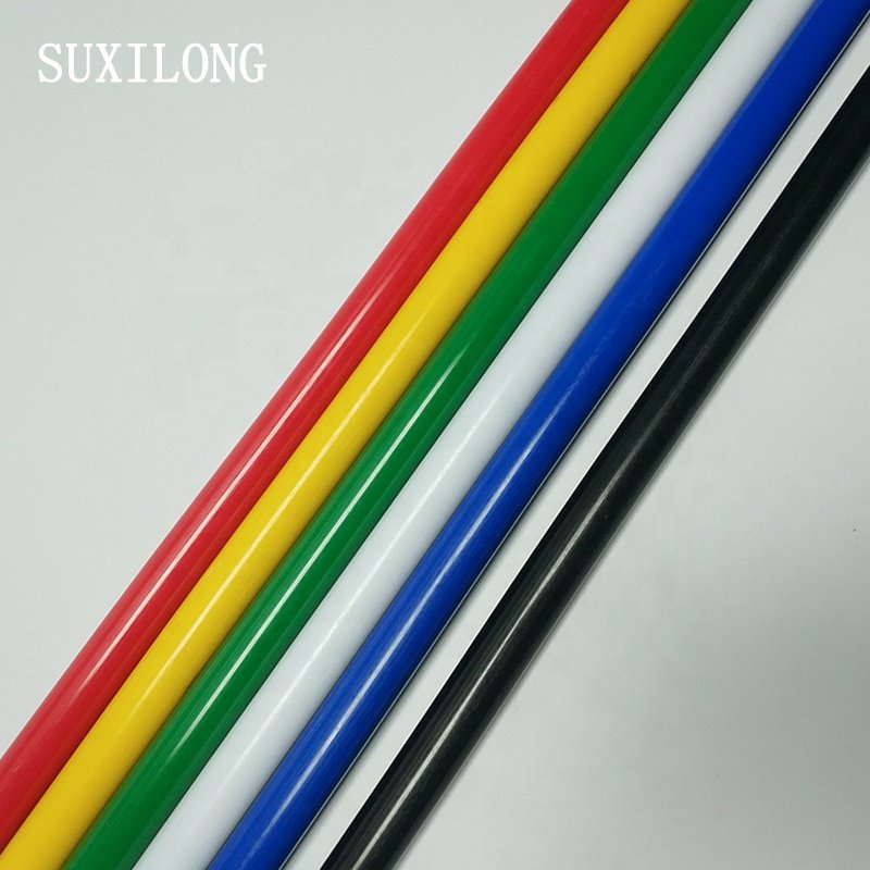 Polyformaldehyde POM Rod In Stock Red / Yellow / Blue / Green POM Rod In Stock Large Diameter POM Rod In Stock