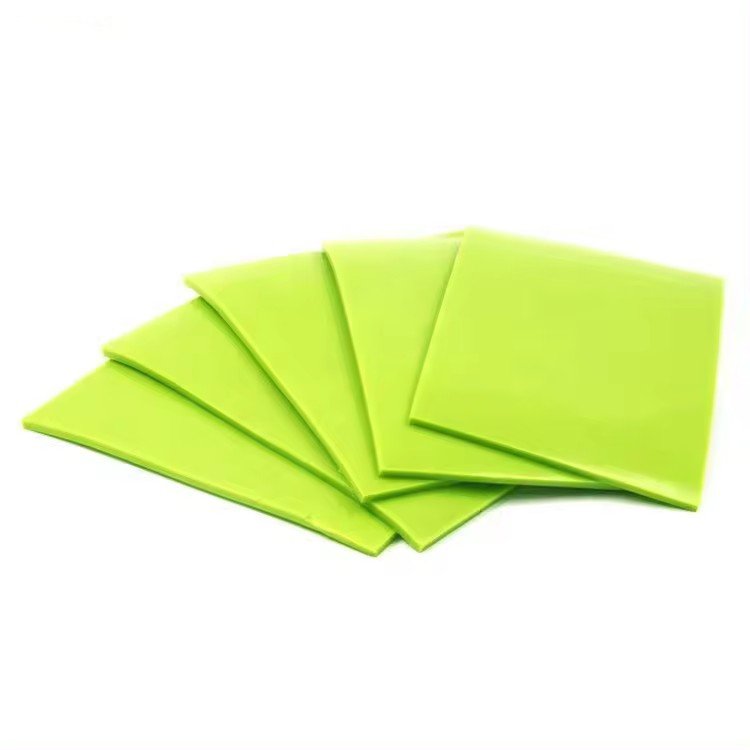 Rubber Sheet 0.25mm Thick High Friction Green Silicone Rubber Sheet Roll
