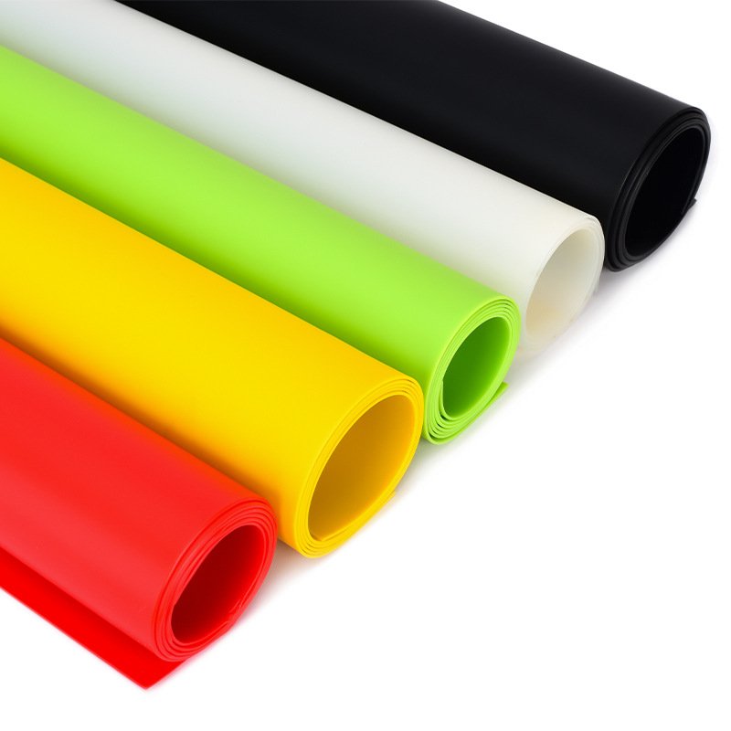 Rubber Sheet 0.25mm Thick High Friction Green Silicone Rubber Sheet Roll