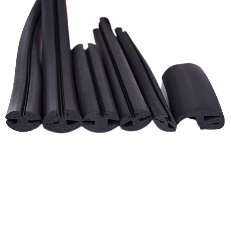 Window with three ports and two ports, rubber strip, EPDM automotive mechanical glass molding strip Sealing strip