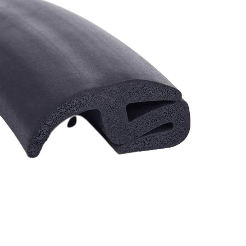 Window with three ports and two ports, rubber strip, EPDM automotive mechanical glass molding strip Sealing strip