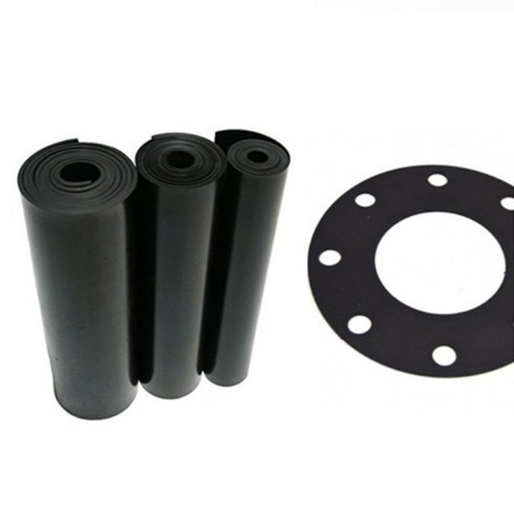 Black acid resistance FKM rubber sheet
