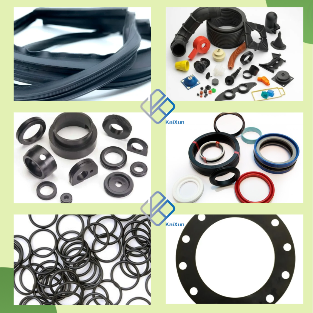 China Factory Nitrile Silicone Rubber O-Ring Seals NBR FKM FPM EPDM PU Silicon Flat Rubber Nitrile Silicone Rubber Product Line