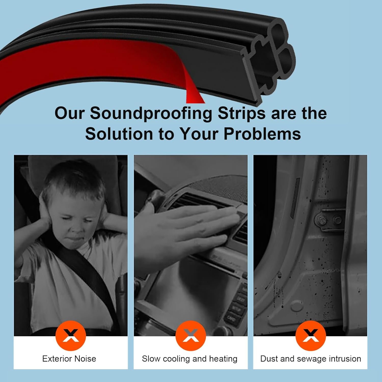 P Z D B Type Car Door Seal weatherstripping Door Rubber Seal Strip Car Sound Insulation Rubber Sealing For Car Rubber