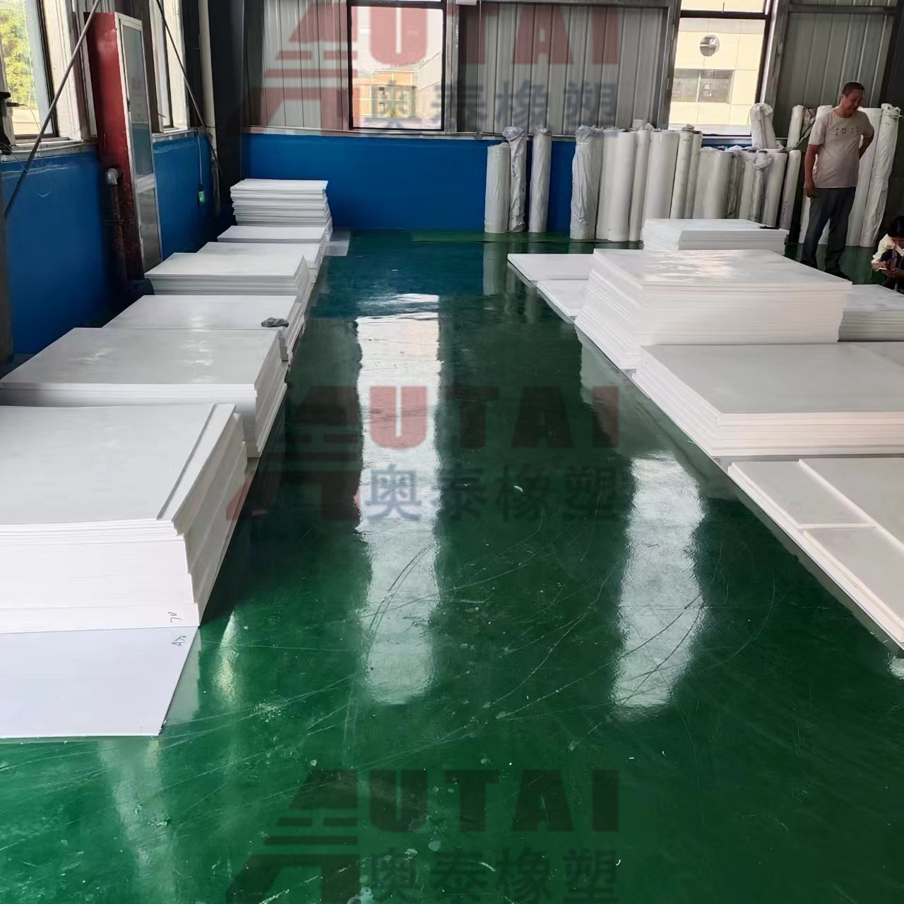 Blue Polytetrafluoroethylene(PTFE) sheet 1mm to 100mm