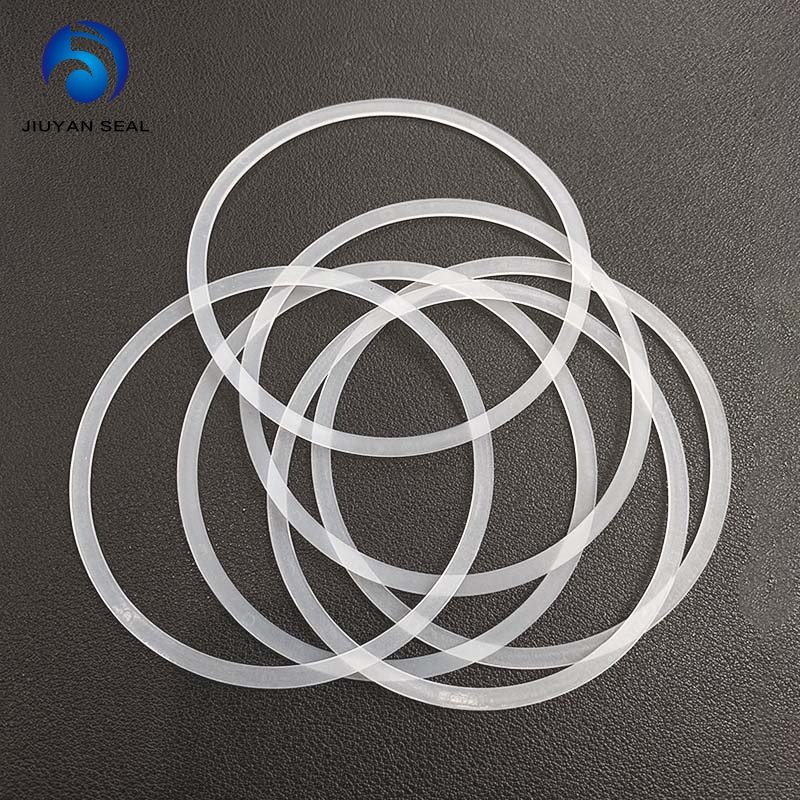 Sealing Gasket Maker Moulded Solid Soft Food Machinery Waterproof VMQ White Silicone Gasket