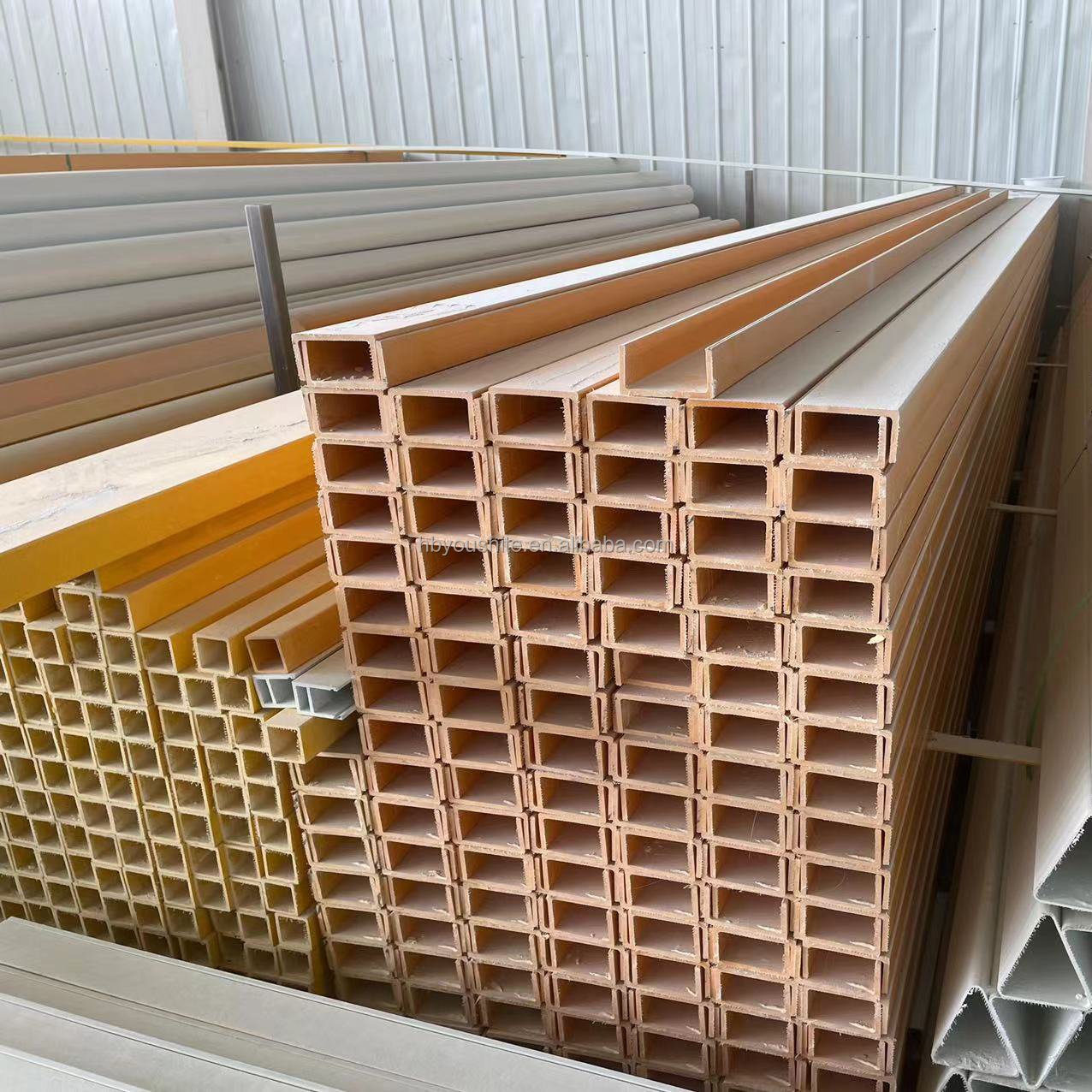 Corrosion Resistant Structural Pultruded Fiberglass Profiles Frp Rectangular Pipe,Plum Pipe,Channel Steel,I-beam