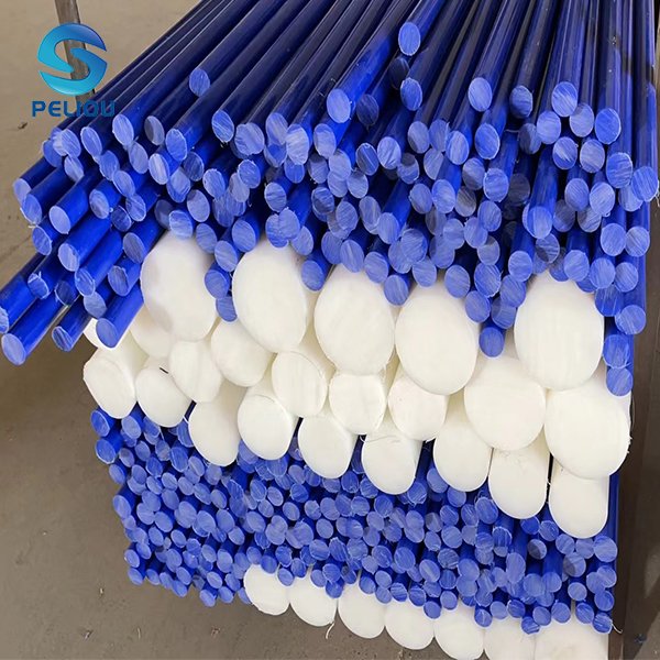Extruded solid plastic bars friction resistant PTFE rod 8mm