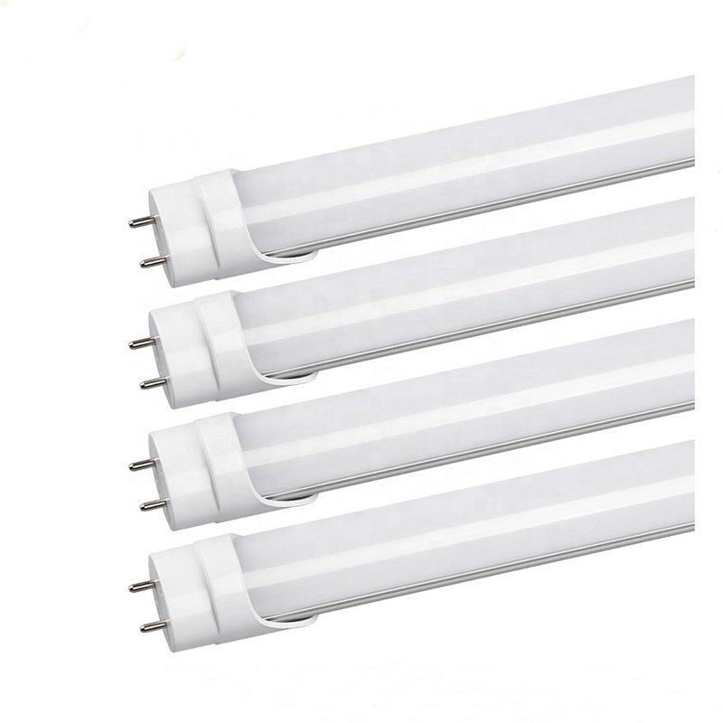Indoor Batten Lamp Plastic Aluminum Housing Linear Batten Lamp 4 feet 1200mm Tube LED T8 18W 4000K 6000K School Shop Lighting