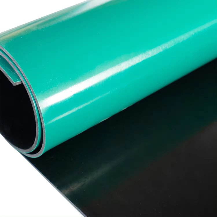 Green Blue Grey ESD antistatic Table Rubber Mat