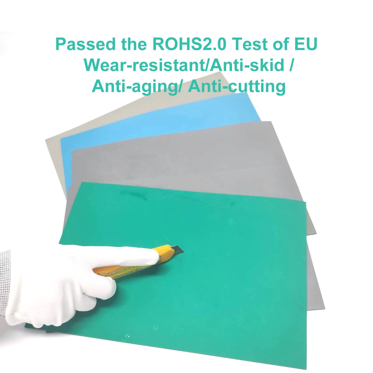 Leenol Industrial factory workshop reusable cleanroom antistatic ESD silicone rubber table sheet mat