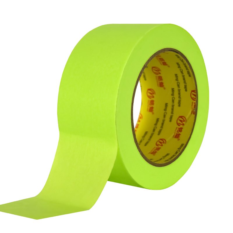High temperature resistance 120 degrees Green Crepe Paper Masking Tape For Car Automotive Painting 3m 233+ Japanese import paper