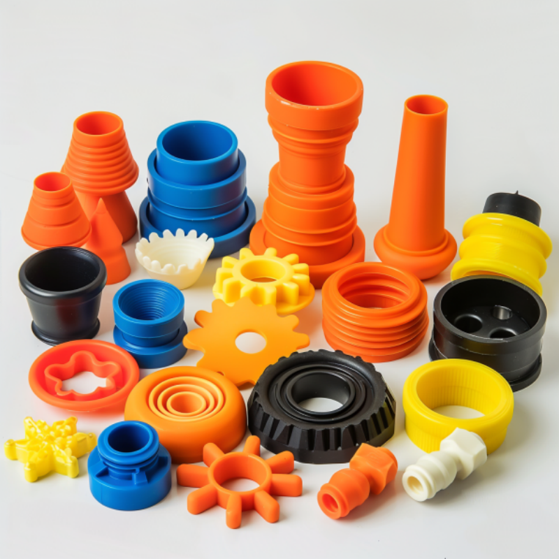 HYM Natural Rubber Products Small Molded Rubber and Plastic Part with High quality