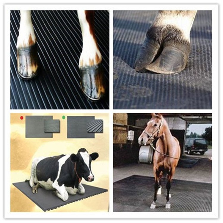 Farm animals flooring stable rubber sheet mattress natural flooring cow mat rubber