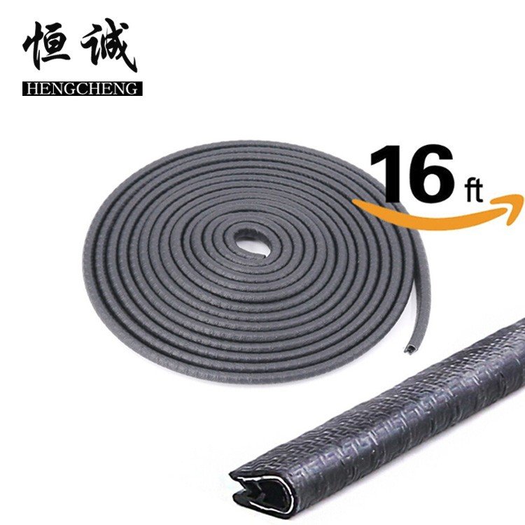 Free sample waterproof U shaped sealing Rubber EPDM TPE TPR PVC rubber custom door seal u channel rubber trim shape u edg strip