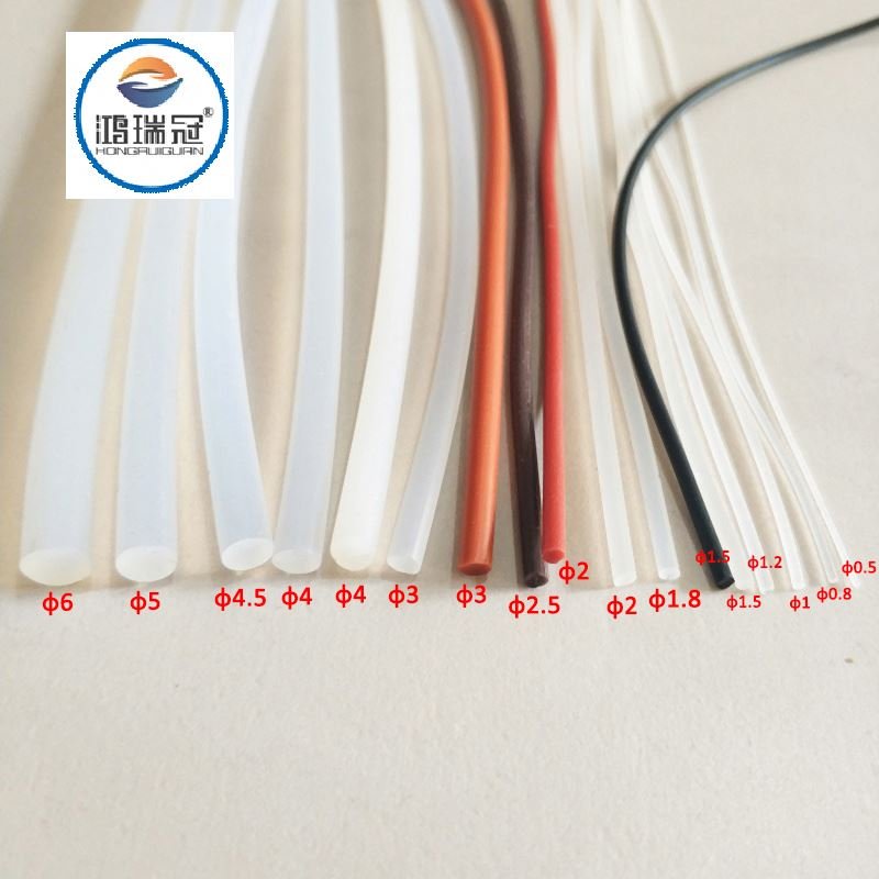 Custom Silicone Cord Extrusion Rubber Seal Profile Silicone Rubber Rod Door Silicone Seal Strip