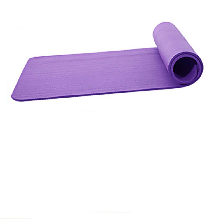 High Density Rubber Dance Flooring Mats Bulk Yoga Mat Exercise nbr Fitness Training Foam Mat Extra Thick 10mm