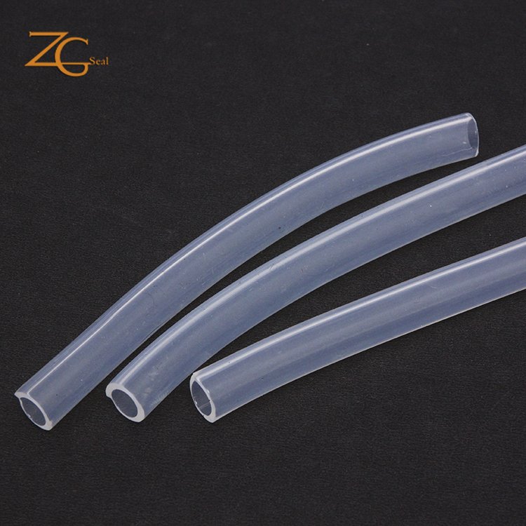 extrusion Soft Flexible rubber pipe Transparent small diameter Silicone Rubber Hose transparent rubber sheet