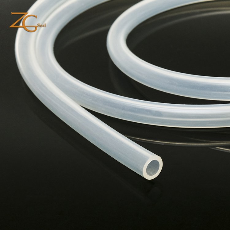 extrusion Soft Flexible rubber pipe Transparent small diameter Silicone Rubber Hose transparent rubber sheet