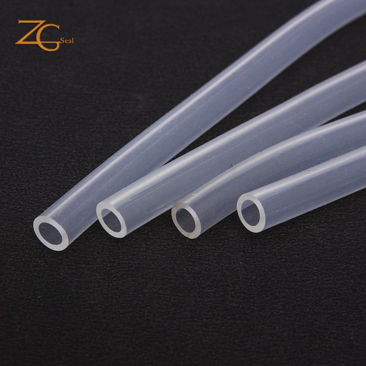 extrusion Soft Flexible rubber pipe Transparent small diameter Silicone Rubber Hose transparent rubber sheet