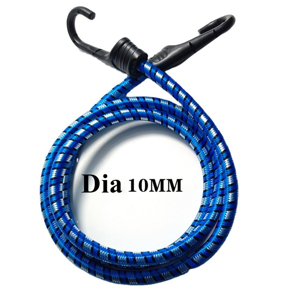 Multiple Size Custom Outdoor Automotive For Bike Bicycle Use Rubber Bungee Cord With Hooks